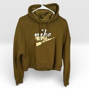 Nike Crop Cowl Neck Hoodie | Size M